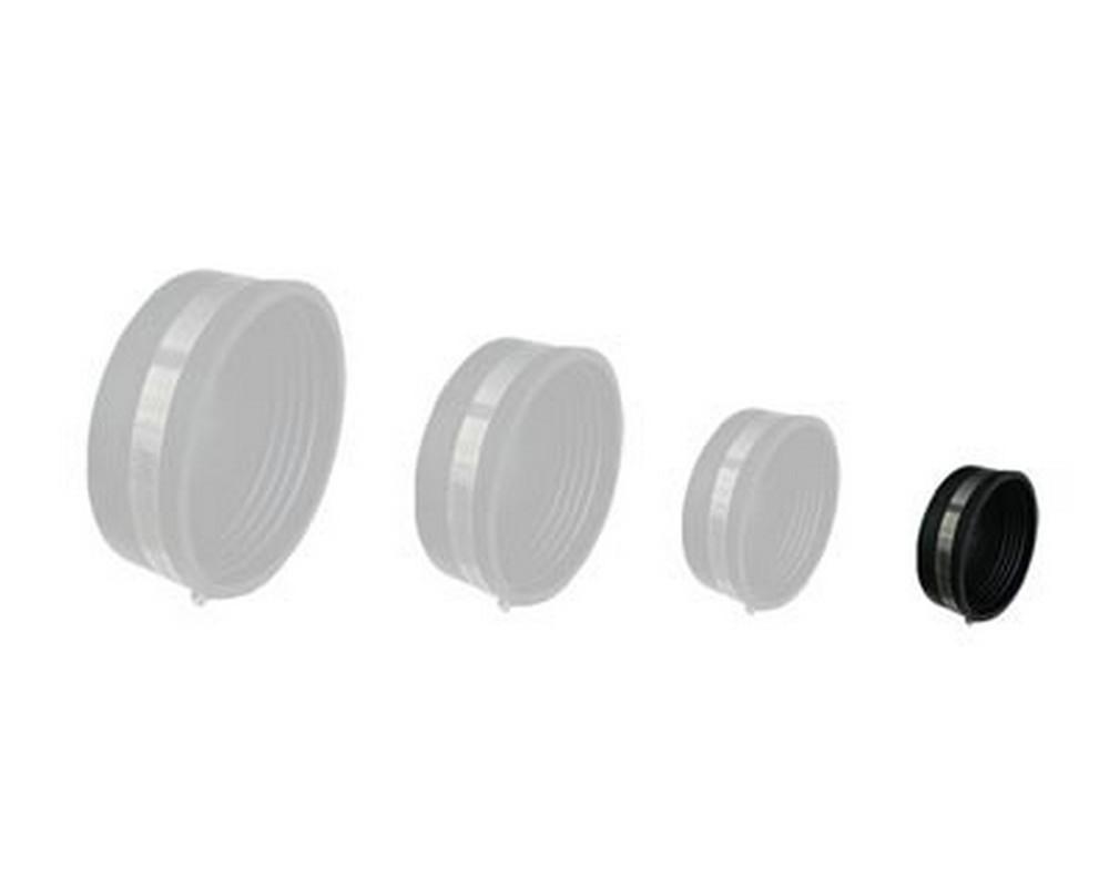 1.5" End Cap with Clips (Flexible)