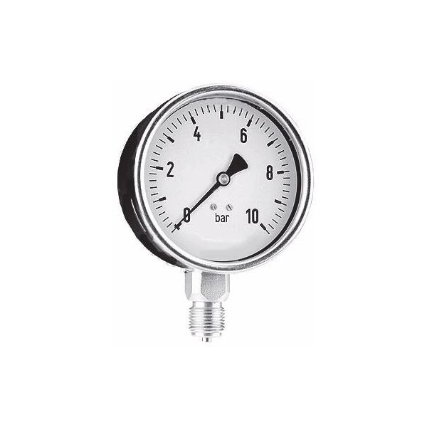 1/4" Pressure gauge (Plastic Case) 0 - 6 bar