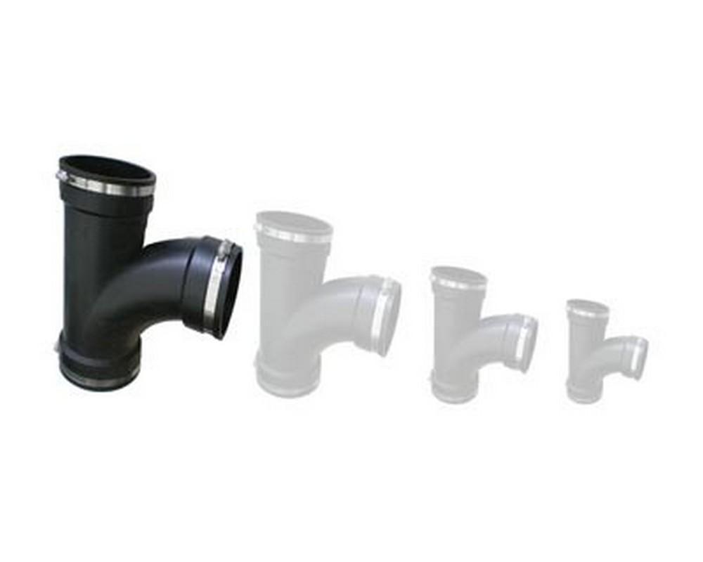 4" Tee with Clips (Flexible)