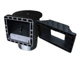 Standard Wide-mouth Black In-wall skimmer SB265 (Liner / Concrete)